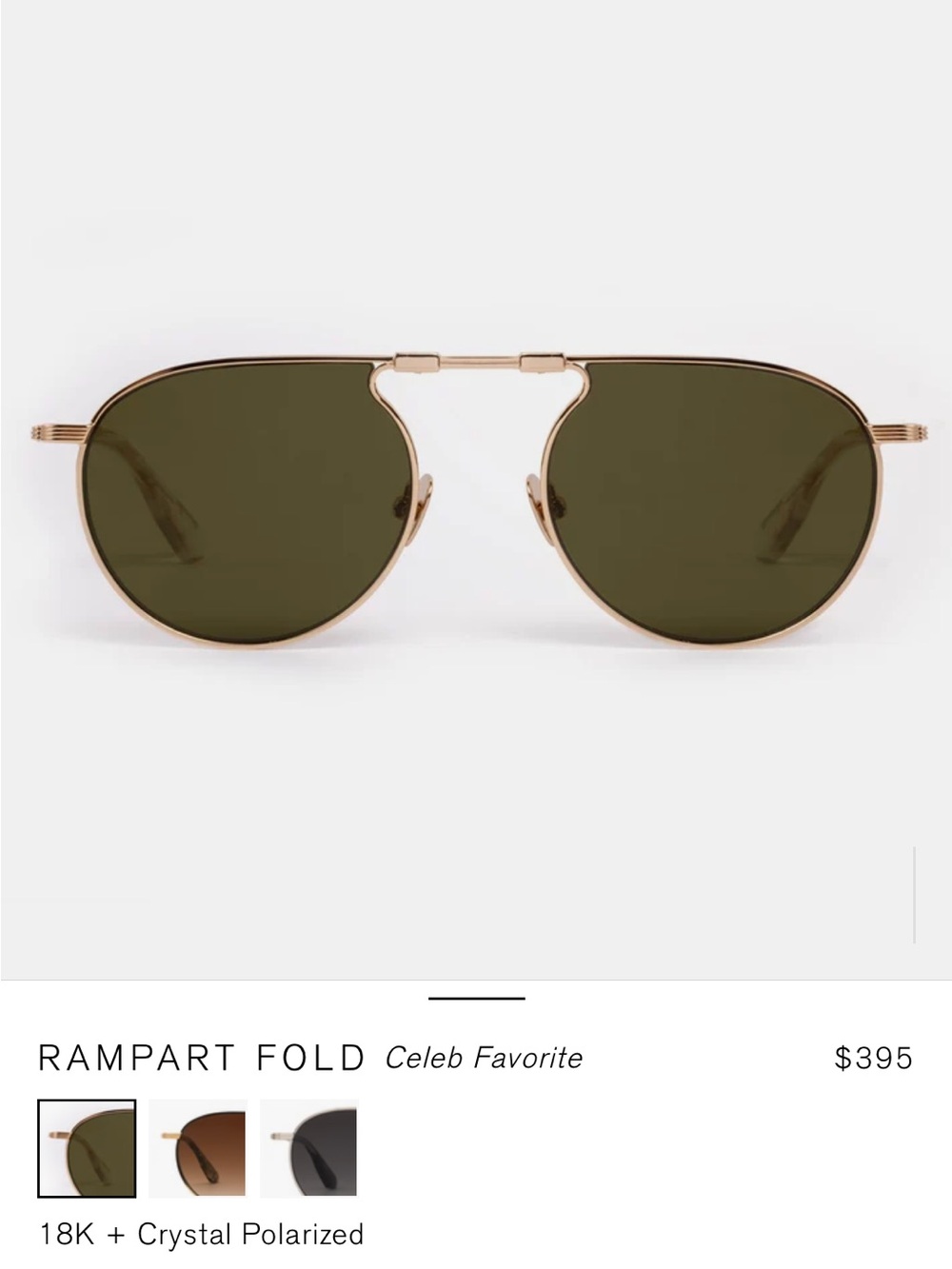 Krewe - Rampart Fold Sunglasses